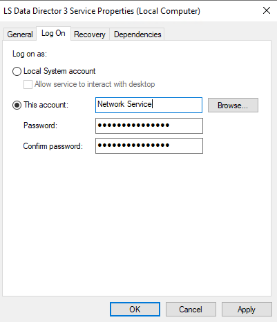 Step 4 - Data Director Settings