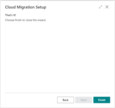 Step 1 - Cloud Migration Setup