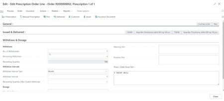 Setting Up a Demo Prescription
