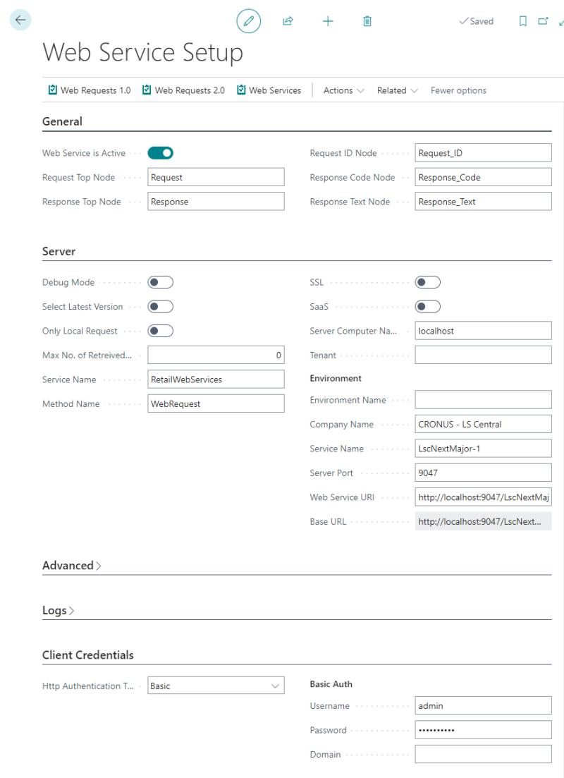 How to: Set Up Basic Authentication for Web Services