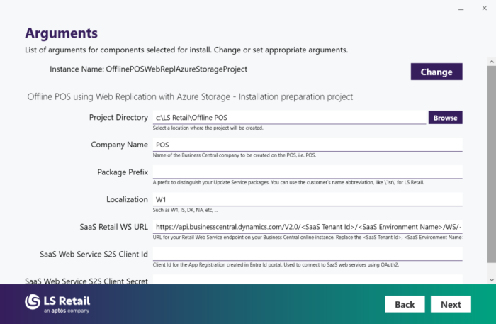 Step 2 – Running the Preparation Project
