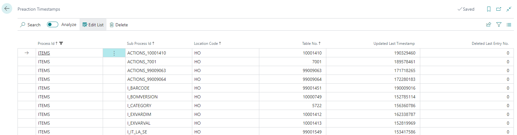 Change Tracking